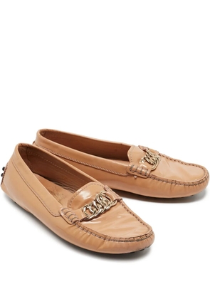 Tod's Vintage leather loafers - Neutrals