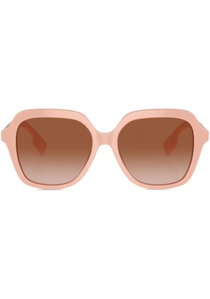 Burberry Eyewear Joni logo-lettering sunglasses - Pink