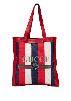 Gucci Pre-Owned 2000-2015 Canvas Sylvie Baiadera tote bag - Red