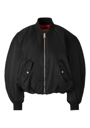 Givenchy high collar flap pocket coat - Black