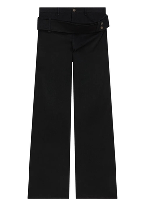 Courrèges double-belt jeans - Blue