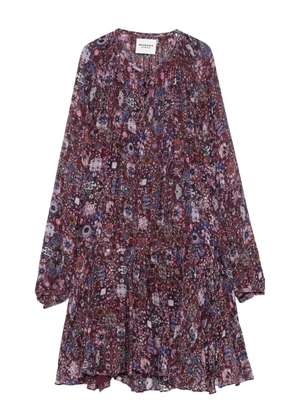 MARANT ÉTOILE Bess floral-print dress - Purple