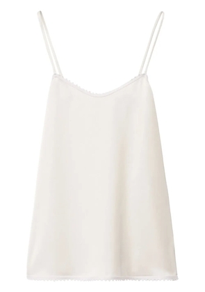 Fabiana Filippi satin cami top - White