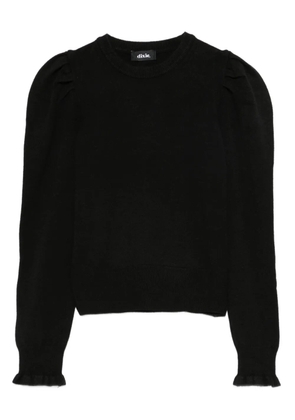 DIXIE puff-sleeve jumper - Black