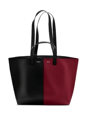 Cahu leather tote bag - Black