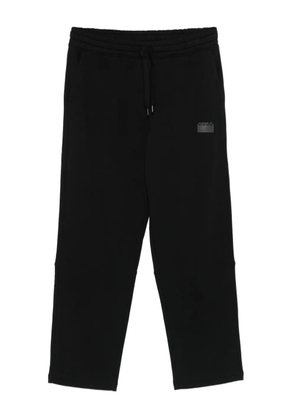 HUGO logo-print drawstring track pants - Black