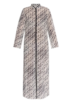Tory Burch patterned midi dress - Neutrals