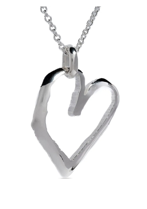 Parts of Four Jazz's Heart sterling silver necklace