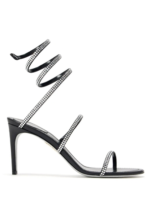 René Caovilla 105mm crystal-embellished sandals - Black
