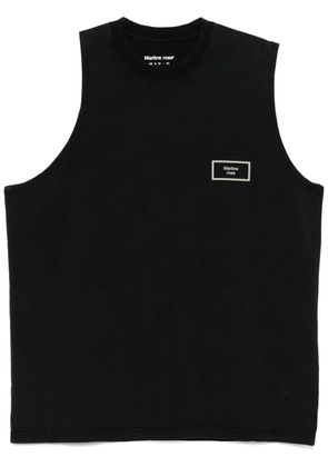 Martine Rose logo-print tank top - Black