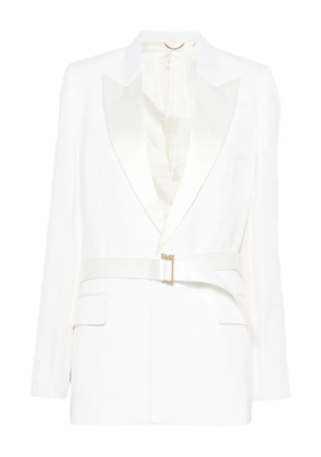Victoria Beckham peak-lapels blazer - White