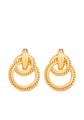 Givenchy Pre-Owned 1980s clip-on hoop earrings - Gold