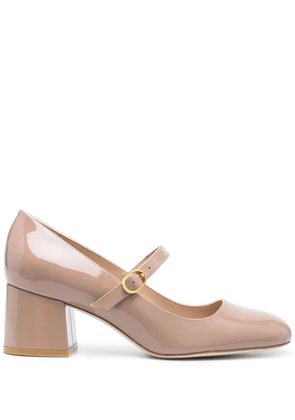 Stuart Weitzman MJ 65mm leather pumps - Pink
