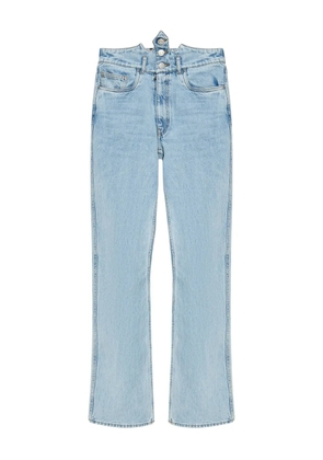 Coperni logo-plaque jeans - Blue