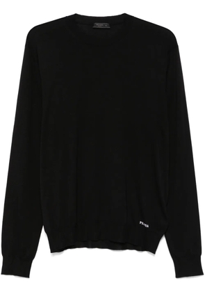 Prada recycled-silk sweater - Black