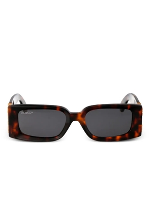Off-White Eyewear Roma tortoiseshell-effect sunglasses - Brown