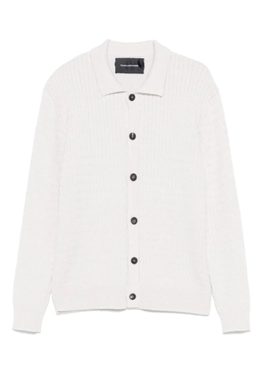 Tagliatore virgin wool cardigan - Neutrals