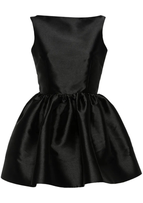 Solace London Simona duchess-satin top - Black