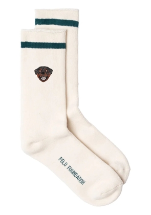 PELO FOUNDATION Rottweiler socks - White