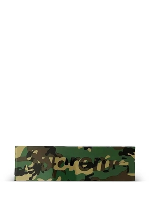 Supreme camo-rint box logo sticker - Green