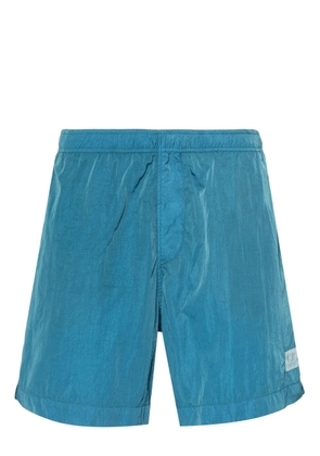 C.P. Company logo-patch swim shirts - Blue