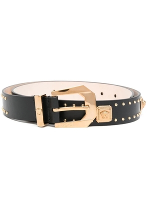 Versace Medusa Heritage studded belt - Black