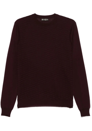 Corneliani fine-knit T-shirt - Red