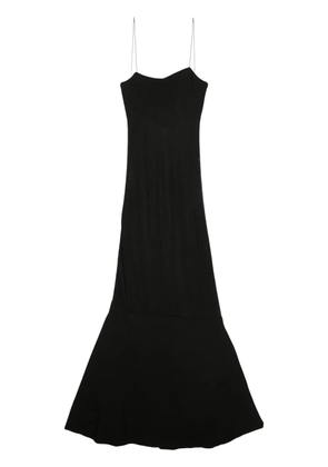 Jacquemus fine-knit maxi dress - Black