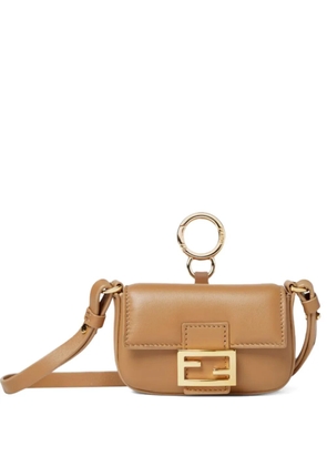 FENDI nano Baguette Charm shoulder bag - Brown