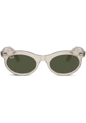Ray-Ban Wayfarer oval-frame sunglasses - Neutrals