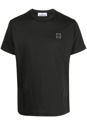 Stone Island Compass-patch cotton T-shirt - Grey