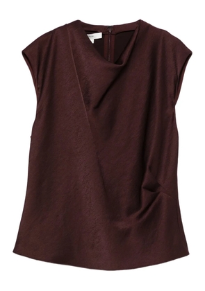 Vince cowl-neck blouse - Red