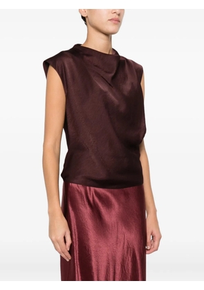 Vince cowl-neck top - Red