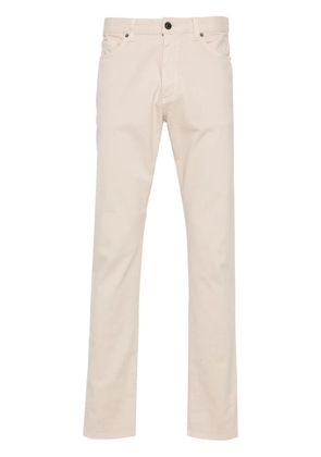Zegna cotton straight-leg trousers - Neutrals
