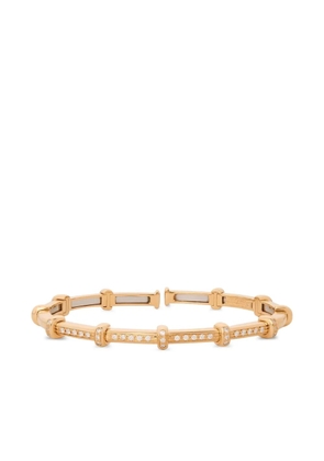 Sidney Garber 18K yellow gold Spring diamond bracelet