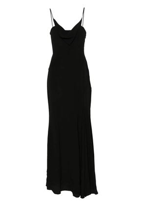 ISABEL MARANT Kapri cowl-neck crepe maxi dress - Black