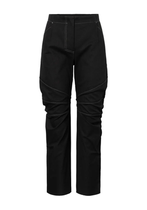 Elena Velez stacked jeans - Black