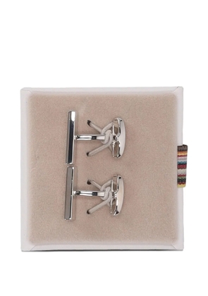 Paul Smith logo-lettering cufflinks - Silver