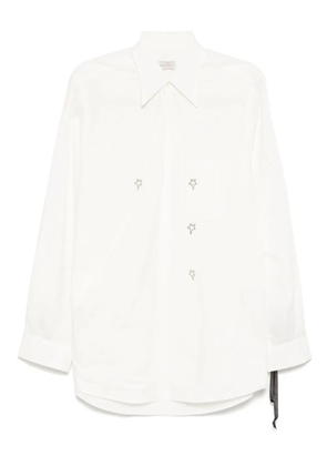 Bed J.W. Ford overlap pullover shirt - White