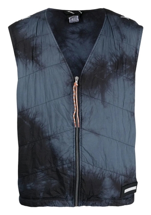 Aries tie-dye gillet - Black