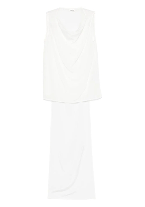 P.A.R.O.S.H. silk top - White