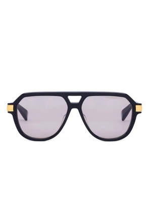 Balmain Eyewear geometric-frame sunglasses - Black