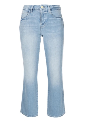 FRAME mid-rise cropped jeans - Blue