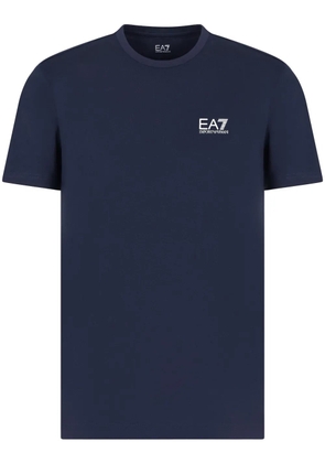 Ea7 Emporio Armani logo-print T-shirt - Blue