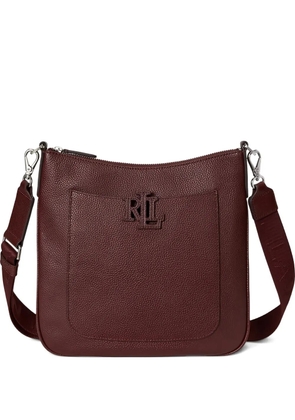 Lauren Ralph Lauren Cameryn logo strap shoulder bag - Red