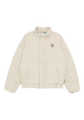 Billionaire Boys Club check embroidered jacket - Neutrals