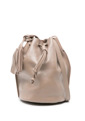 Il Bisonte Silvia leather bucket bag - Neutrals