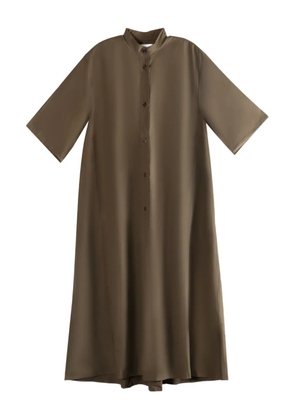 Studio Nicholson button-front midi shirt dress - Brown