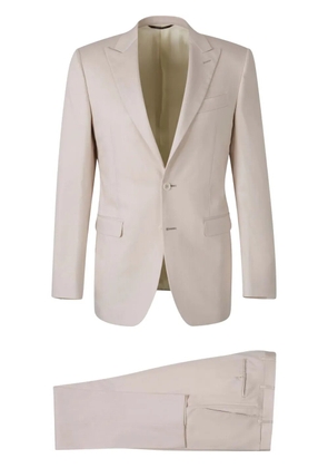 Canali three-piece suit - Neutrals