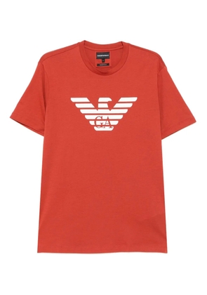 Emporio Armani eagle-logo T-shirt - Red